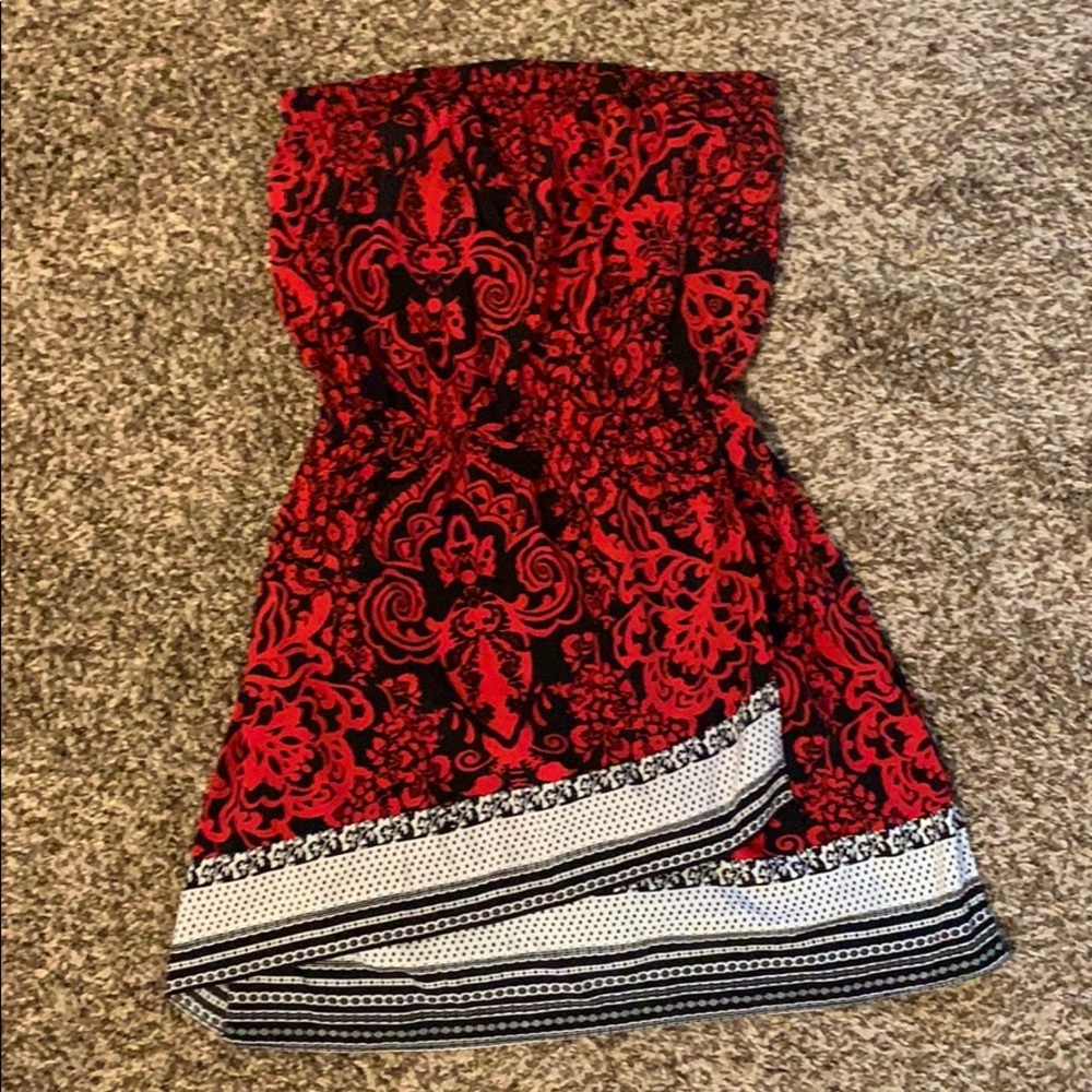 Strapless dress from Express